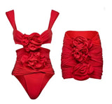 KARLIE RUCHED SWIM-SET SHIP 8/29-9/1